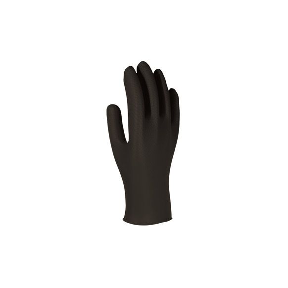 GUANTE DESECHABLE NITRILO UNIGRIP NEGRO 50 UDS T 8/M 3L