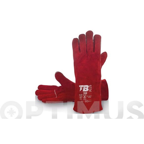 GUANTE SOLDADOR VACUONO ROJO TALLA UNICA TOMAS BODERO