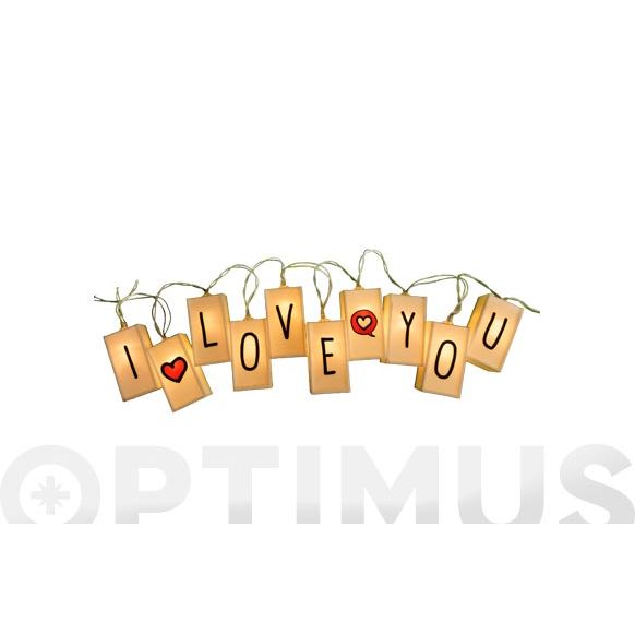 GUIRNALDA DECORATIVA LED LETRAS Y SIGNOS