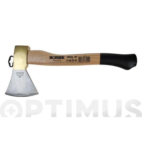 HACHA 600 GR 360 MM HOJA CON DOBLE CU&Ntilde;A IRONSIDE 