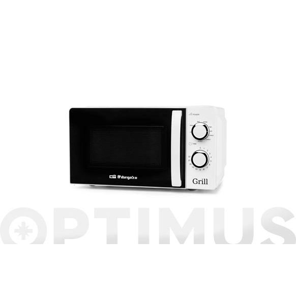 HORNO MICROONDAS CON GRILL MIG-2130 20 LT BLANCO ORBEGOZO 