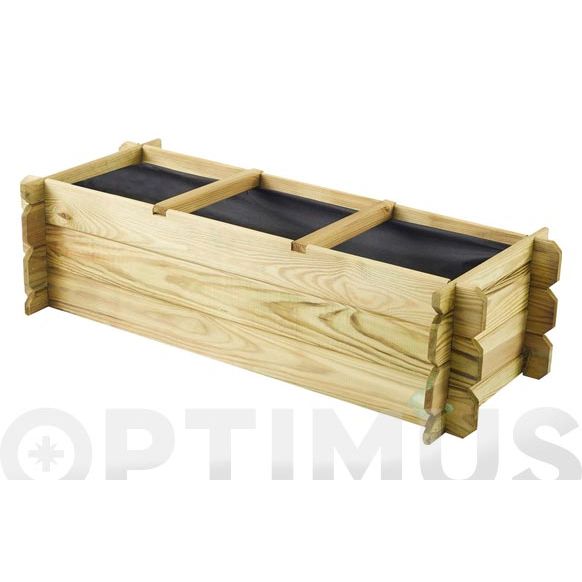 HUERTO URBANO MADERA BASIL 140 X 60 X H 40 CM