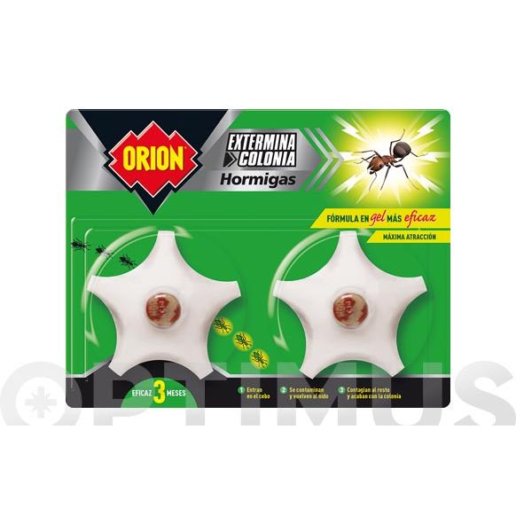 TRAMPA CEBO HORMIGAS 2 UNIDADES ORION