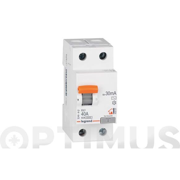 INTERRUPTOR DIFERENCIAL 2P 40 AMP LEGRAND  
