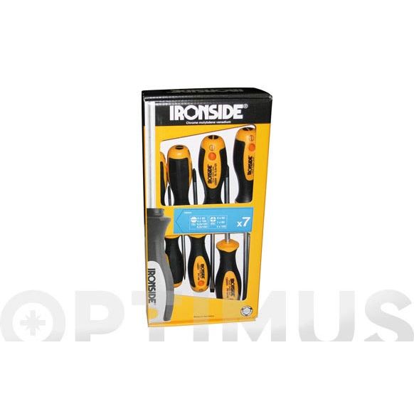 JUEGO 7 DESTORNILLADORES BOCAS PL / PH IRONSIDE