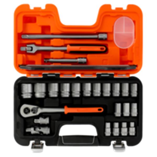 JUEGO LLAVES VASOS 1/2" 24 PIEZAS S240 BAHCO