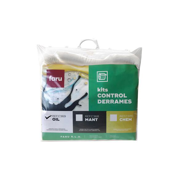 KIT ABSORBENTE CONTROL DERRAMES 30 LT   DIESEL, PETROLEO Y ACEITES