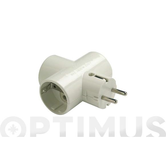 LADRON TRIPLE TT 16 A 250 V POT 3600 WT FAMATEL