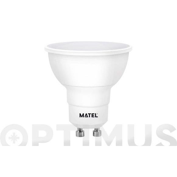 LAMPARA DICROICA LED REGULABLE GU10 8W CALIDA