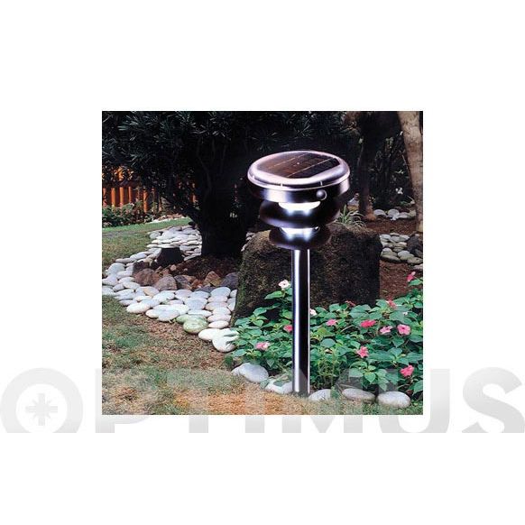 LAMPARA SOLAR JARDIN CON SENSOR DE PRESENCIA QF+