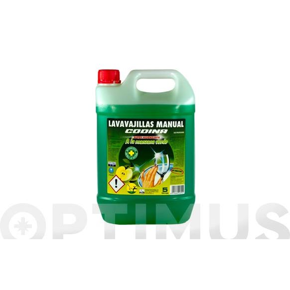 LAVAVAJILLAS MANUAL PROFESIONAL 5 LT MANZANA VERDE CODINA