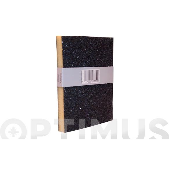 LIJA DE MANO ESPONJA GRANO FINO DE 125 X 98 MM DEBRAY