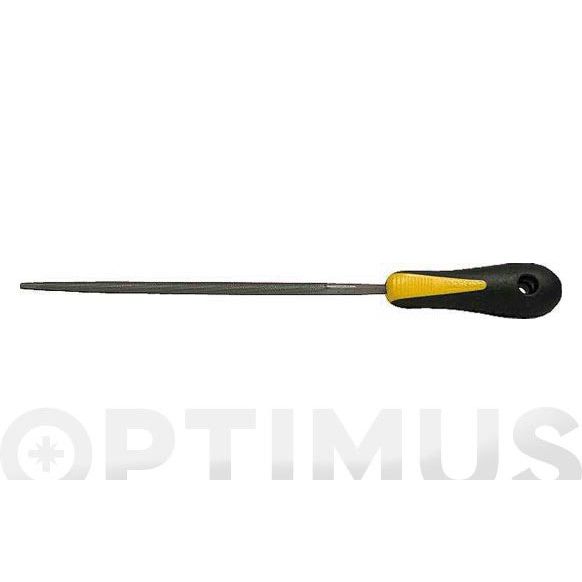 LIMA MECANICO REDONDA 8" BASTA CON MANGO BICOMPONENTE IRONSIDE