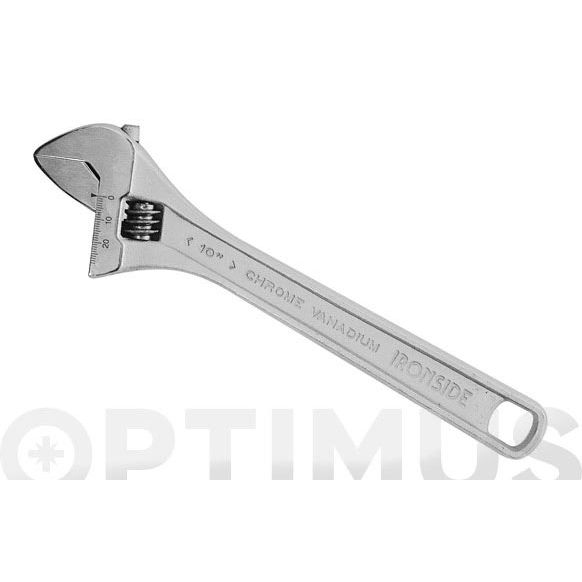 LLAVE AJUSTABLE MOLETA CENTRAL MILIMETRADA 6" 150 MM IRONSIDE