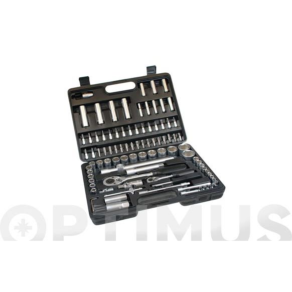 LLAVE VASO JUEGO 1/4-1/2 94 PIEZAS DRAKO