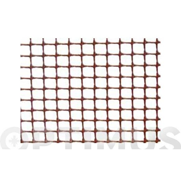 MALLA CUADRANET 10 X 10MM 300GR/M&sup2; 1 X 5 M MARRON NORTENE