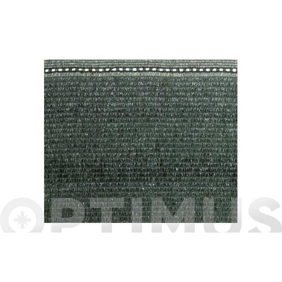 MALLA OCULTACION 95 % 1,5X5 VERDE OSCURO 