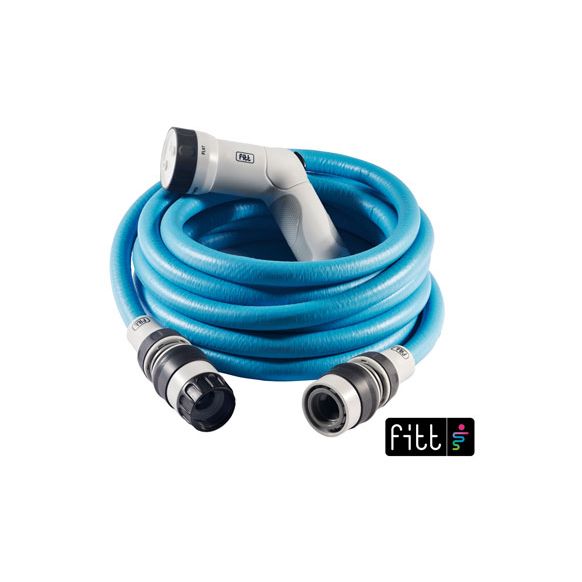 MANGUERA EXTENSIBLE IKON AZUL  10 M CON ACCESORIOS