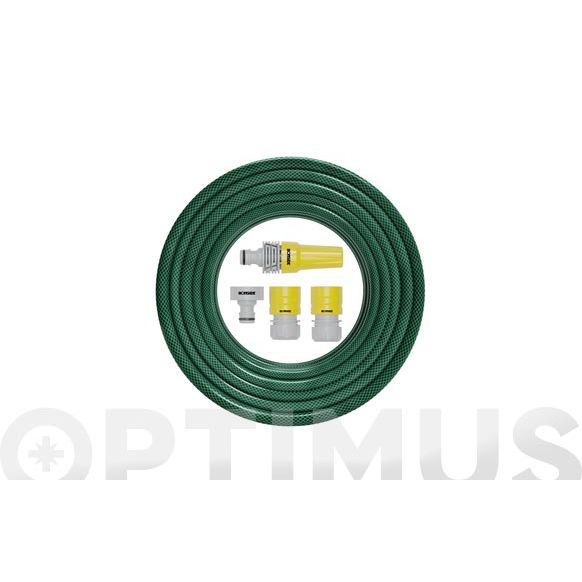 MANGUERA JARDIN VERDE &Oslash; 15 MM X 15 MTR. IRONGARDEN