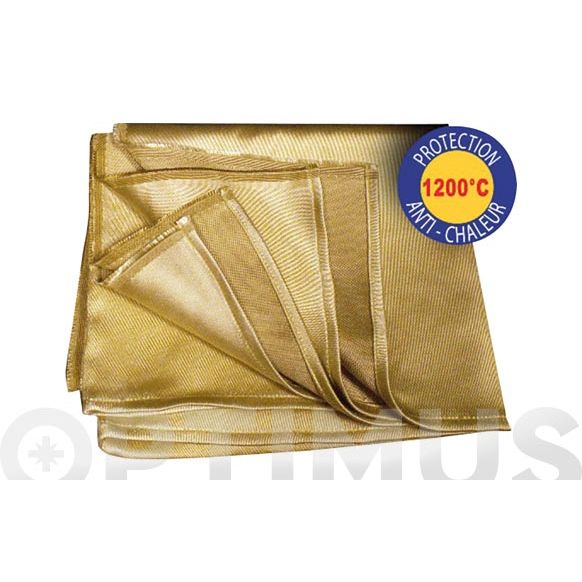 MANTA DE PROTECCION PARA SOLDADURA 1,75 X 1,50 MT 1200&ordm;C