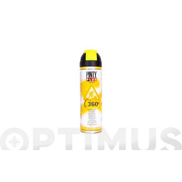 MARCADOR FLUORESCENTE 360&ordm; SPRAY AMARILLO NOVASOL