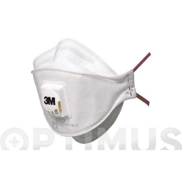 MASCARILLA PLEGADA FFP3 C/VALVULA 9332 3M