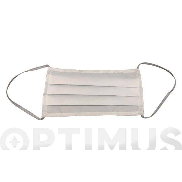 MASCARILLA REUTILIZABLE 85 LAVADOS BLANCA