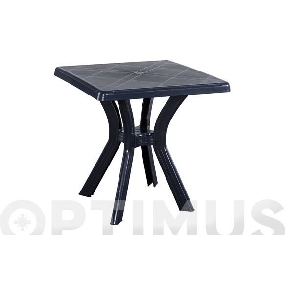MESA CUADRADA 75 X 75 X 73 CM DAITO ANTRACITA