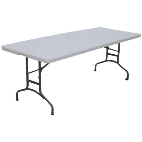 MESA JARDIN 183 X 75 X 75 CM PLEGLABLE RESINA-ACERO NATUUR