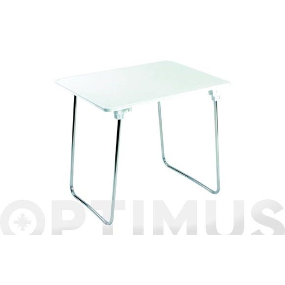 MESA PLEGABLE PATAS ALUMINIO 80 X 60 CM