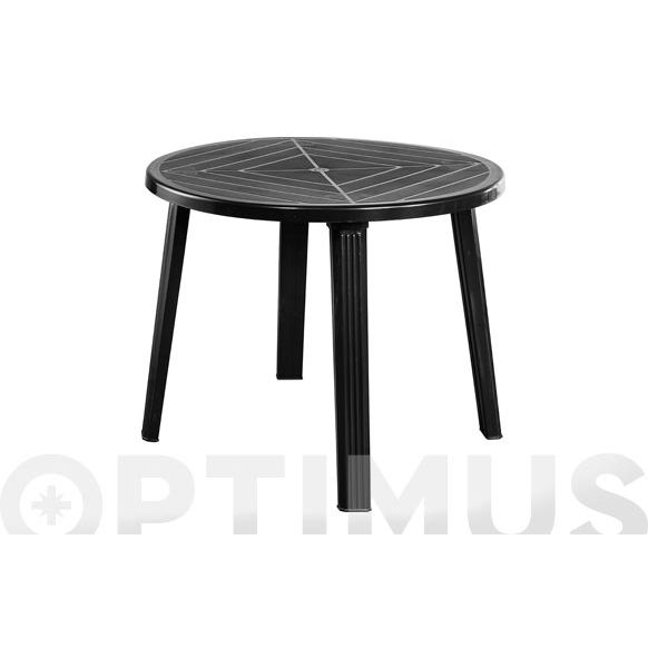 MESA REDONDA 90 CM CRISTOBAL ANTRACITA