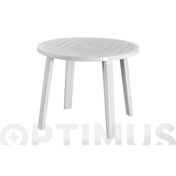 MESA REDONDA 90 CM  CRISTOBAL BLANCO