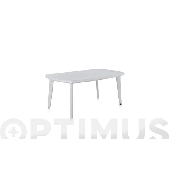 MESA RESINA EXTENSIBLE ATLANTIC 170+55X100X73 CM BLANCO