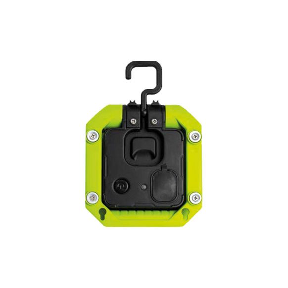 MINI LUZ TRABAJO 9W RECARGABLE USB CON IMAN Y GANC IP54 750 LM 6500K LUCECO
