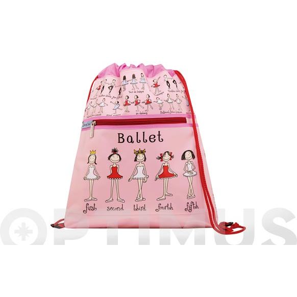 MOCHILA CUERDAS INFANTIL BALLET