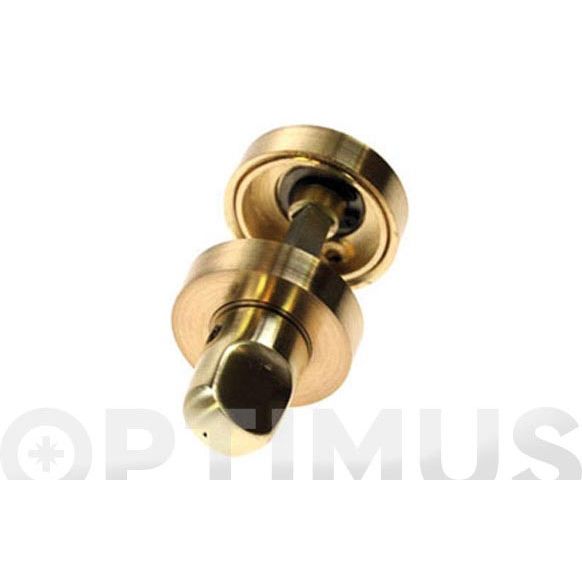 MULETILLA + DESBLOQUEO ZAMAK ROSETA DE 35 MM DORADO MATE KYLATE
