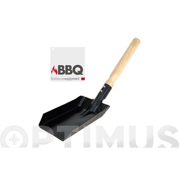 PALA BARBACOA CARBON 37 X 9,5 CM NEGRA 