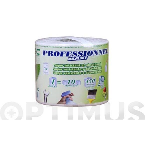 PAPEL SECAMANOS INDIVIDUAL RECICLADO 2 CAPAS 106 MT GOMA CAMPS