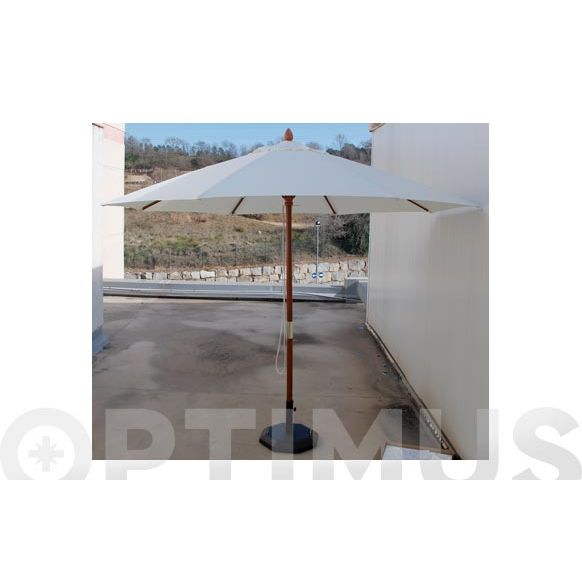 PARASOL MADERA 300CM NATURAL