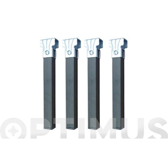 PATAS SOMIER SIN RUEDAS 250 X 35 X 35 MM ZORRO 