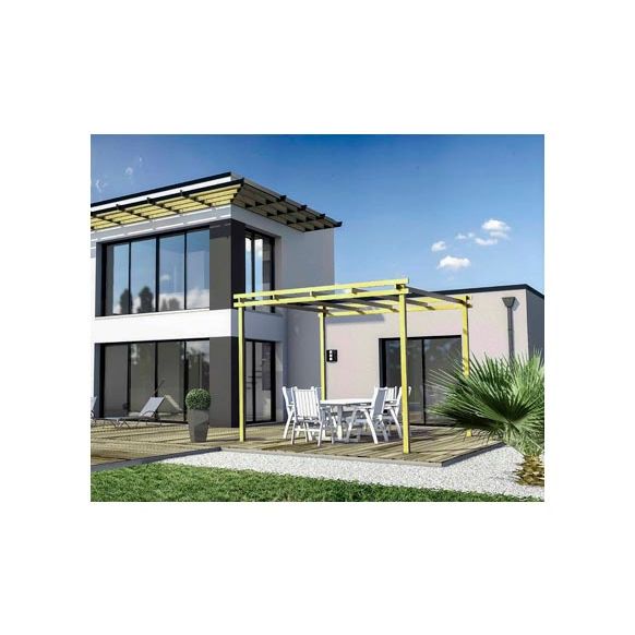 PERGOLA MADERA EMMA 420 X 300 X H 240 CM