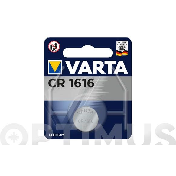 PILA LITIO BOTON CR 1616 3 V VARTA