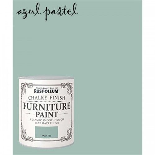 PINTURA EFECTO TIZA CHALKY AZUL PASTEL 750ML  4080903  XYLAZEL