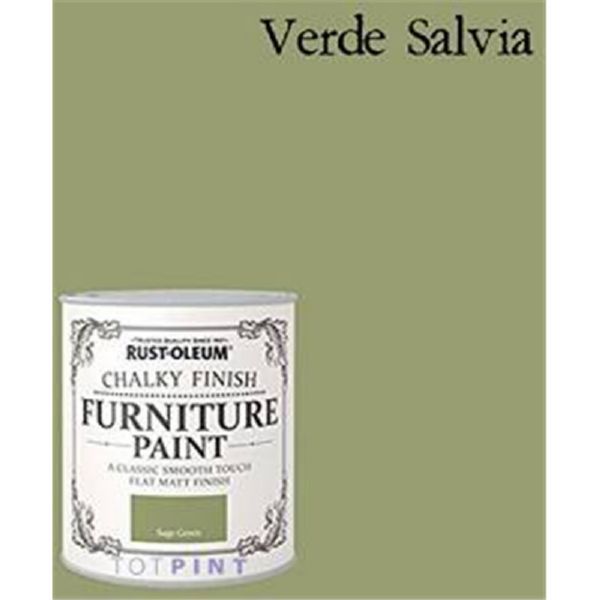 PINTURA EFECTO TIZA CHALKY VERDE SALVIA 750ML  4081003  XYLAZEL