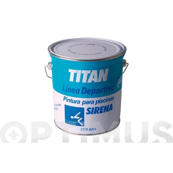 PINTURA PISCINA SIRENA 2370 4 L AZUL TITANLUX