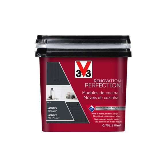 PINTURA RENOVACION COCINAS RENO PERFECTION 2 L ANTRACITA