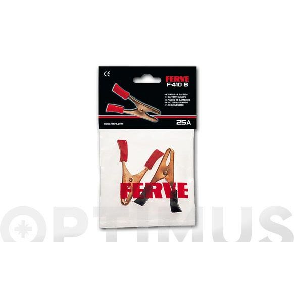 PINZAS ARRANQUE BATERIA (2 UDS) 25 A F410B FERVE