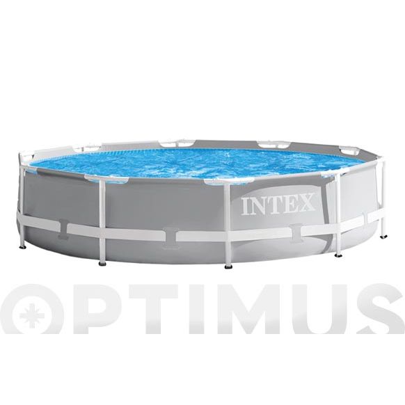 PISCINA DESMONTABLE REDONDA METAL FRAME 4.485 L DEPURADORA CARTUCHO TIPO H &Oslash; 305 X 76 CM INTEX