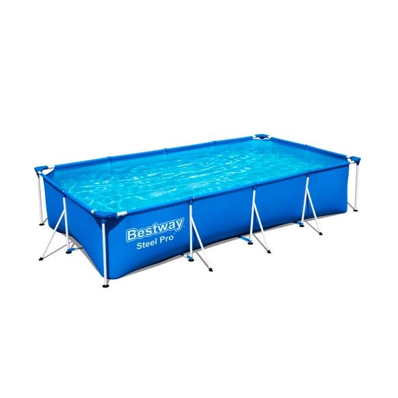 PISCINA RECTANGULAR 400X211X81 CM DEPURADORA 1.219 LITROS/HORA