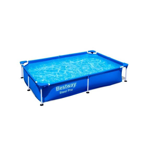 PISCINA STEEL PRO RECTANGULAR 221 X 150 X 43 CM